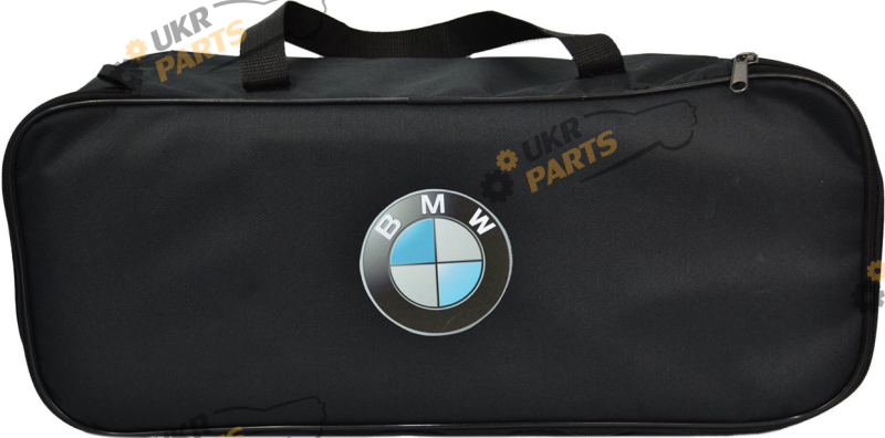 Сумка органайзер Poputchik BMW чорна 1 відділ розмір 45,5 х 18 х 18,5 см 16 л (03-131-1Д)