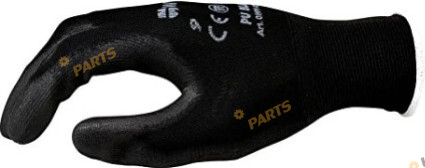 Перчатки черные с полиуретановым покрытием SPEC-PU-BLACK, поліамід (0899401161)