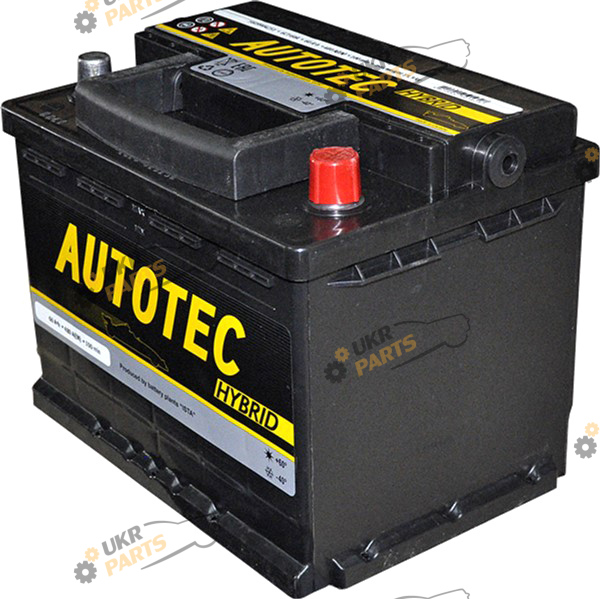 Автомобильный аккумулятор AutoTec 6СТ-60 Euro 60 Ач (560 99 04)