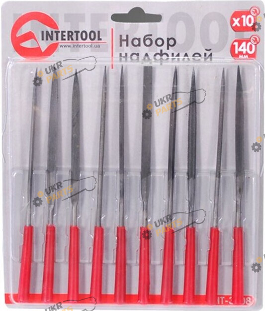 Набор Intertool надфилей 10 шт., 140 мм (HT-3708)