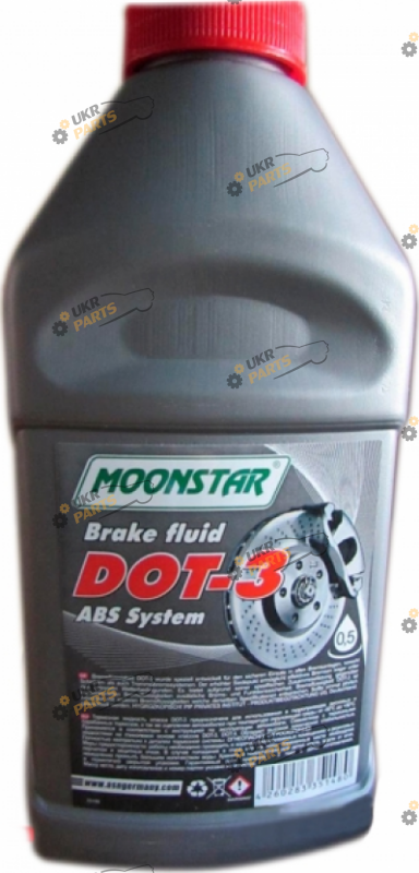 Тормозная жидкость Вамп DOT 3 Moonstar 0.5 л (Moonstar ДОТ-3 0,5 л)