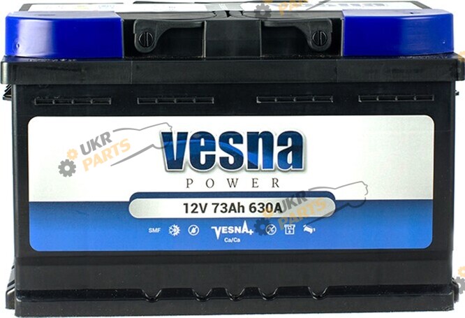 Автомобильный аккумулятор Vesna NEW!!!! Power Euro 73 Ач (415 073)