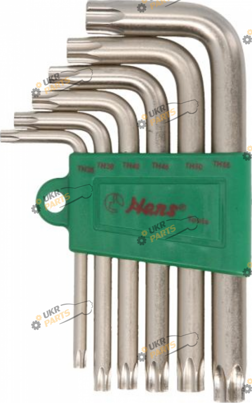 Набор шестигранников Hans Torx Tamper 6 шт (167548TH)