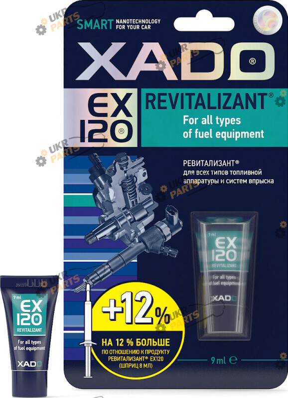 Восстановительная присадка для дизеля и бензина Xado Revitalizant (ТНВД) 0.009 л (ХА 10333	)