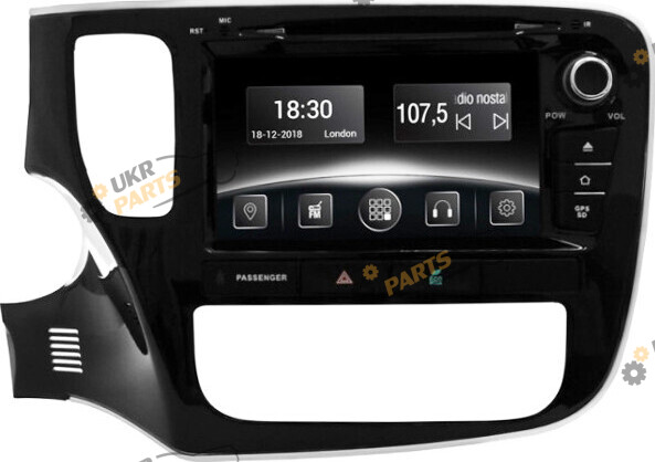 Штатная автомагнитола Gazer CM6008-GFW Mitsubishi (25109)