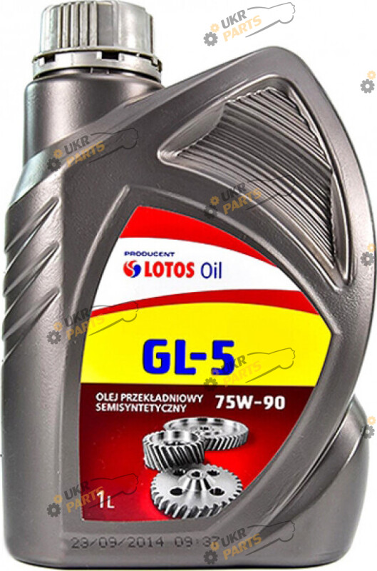 Масло трансмиссионное Lotos Semisyntetic Gear GL-5 75W-90 1 л (5900925000015)