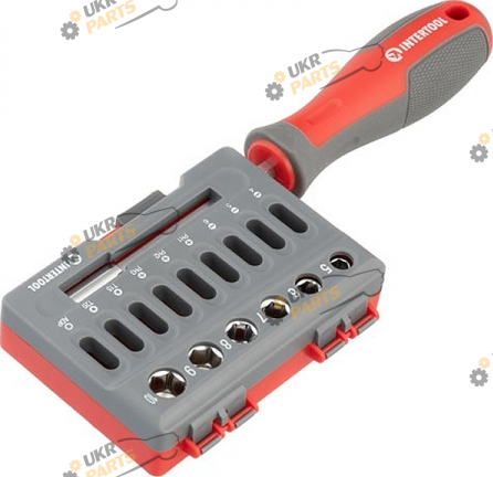 Отвертка с насадками Intertool 16ед. (VT-3345)