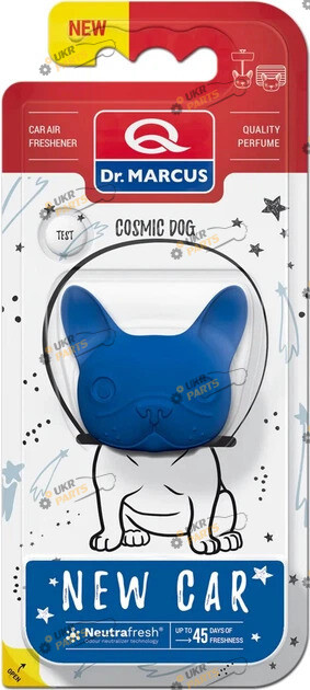 Ароматизатор DrMarkus Cosmic Dog | Новая машина (Ароматизатор сухий Dr.MARCUS COSMIC  DOG нова машина)