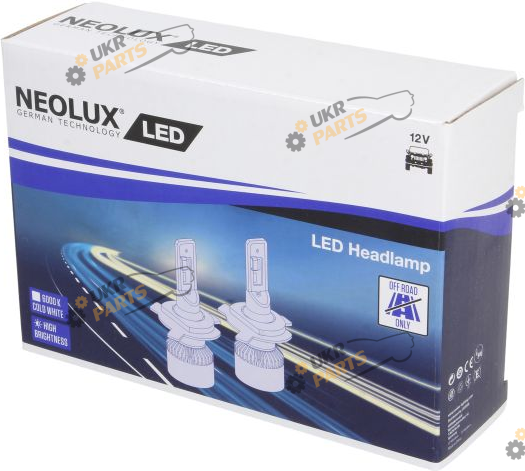 LED лампа Neolux комплект 2 шт H4 (N472DWB)