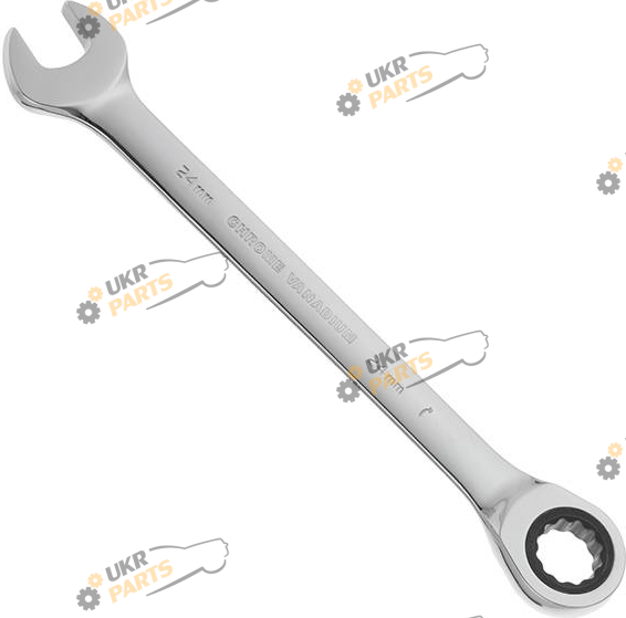 Ключ комбинированный Intertool с трещеткой 24 мм (XT-1364)