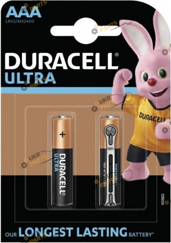 Батарейка Duracell LR03 KPD 02*10 Ultra ААA 2 шт. (6443616)