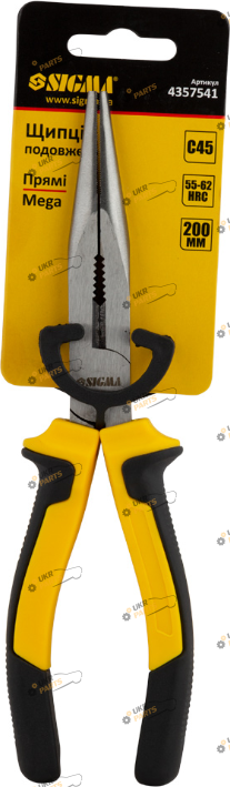 Длинногубцы Sigma прямые Standart 200 мм (4357541)
