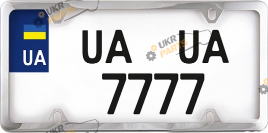 Номерная рамка без надписей Carlife USA TYPE (NH450)