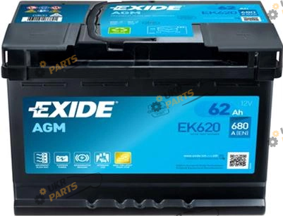 Автомобильный аккумулятор Exide 6СТ-62 АзЕ START-STOP 62 Ач (EK620)