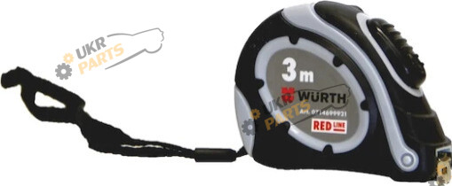 Рулетка Wurth РУЛЕТКА КИШЕНЬКОВА RED-LINE 3м (0714699921)