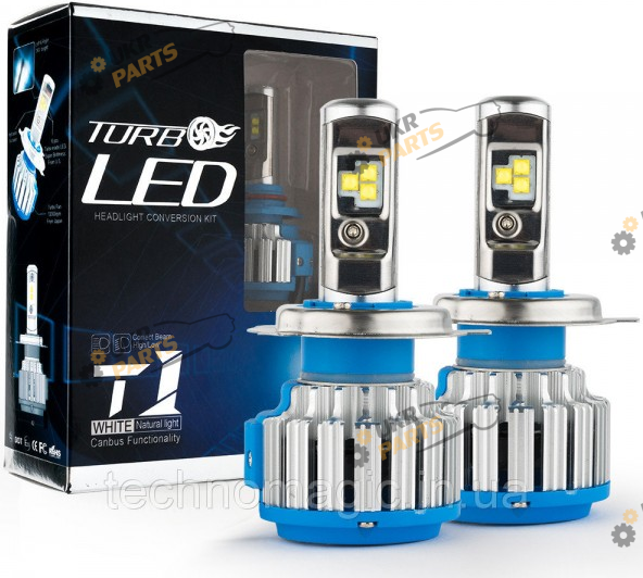 LED лампа TurboLed H27 6000K 50W 12/24v CanBus с активным охлаждением H27 50 Вт (00-00007265)