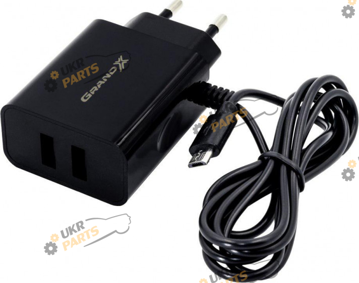Зарядное устройство Grand-X microUSB 3.1 А (CH-65B)