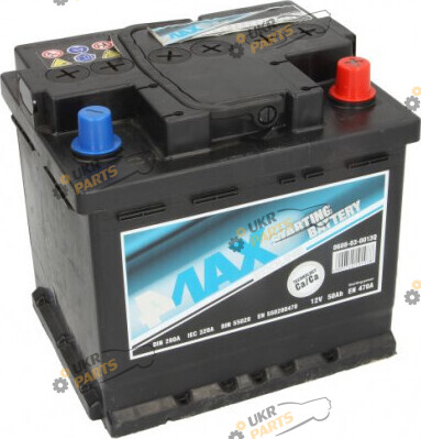 Автомобильный аккумулятор 4Max ECOLINE R+ 470А 50 Ач (0608030013Q)