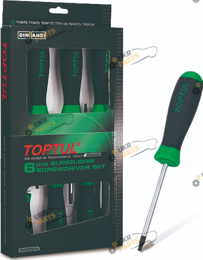 Набор отверток Toptul 6 шт (GAAE0610)
