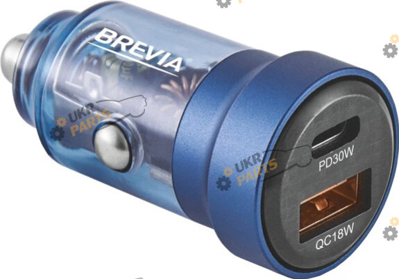 Зарядное устройство Brevia DualCharge 30W Type-C (46530CABL)