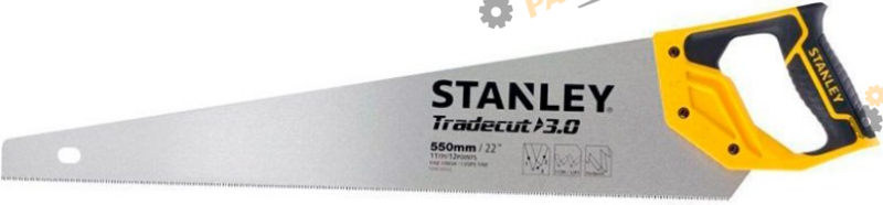 Ножовка по дереву Stanley Tradecut, L=550 мм, 11 зуб./1