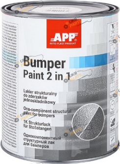 Краска для бампера APP Bumper Paint черный 1 л (020801 (6))