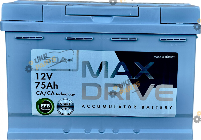 Автомобильный аккумулятор Max Drive EFB (-/+) EN750 75 Ач (СТ-00150316)