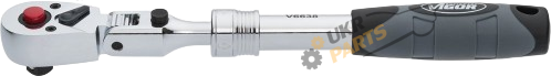 Трещетка с шарниром 3/8 дюйма Vigor 250-350mm 72 зубца (V6638)