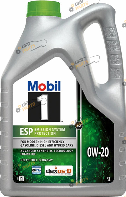 Моторное масло Mobil 1 ESP X2 0W-20 5 л (153685)