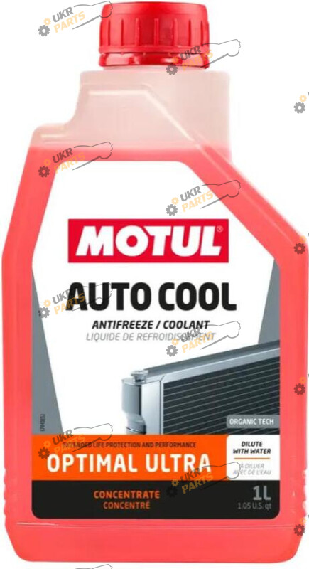 Концентрат антифриза Motul Inugel Optimal Ultra G12+ оранжевый 1 л (101069)