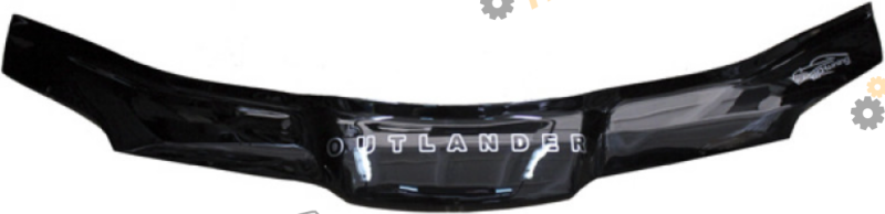 Дефлектор капота VIP Mitsubishi Outlander I 2001-2007 (MSH09)