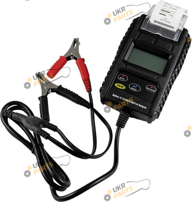 JBM Тестер акумуляторів (цифровий) 12-24v (з принтером) (52233)