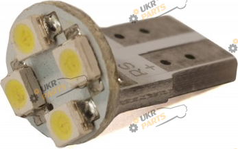 Лампочка AllLight T10 4 диода 3528 W2,1x9,5d 12V WHITE плата (керамический цоколь) (29019500)