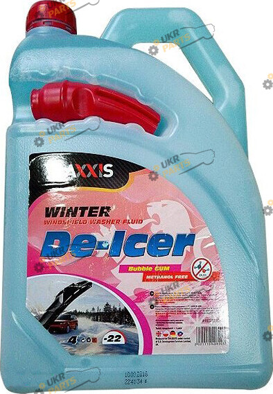 Жидкость омывателя готовая зимняя Axxis Bubble Gum -22 °C 4 л (48021110408)