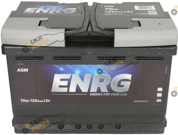 Автомобильный аккумулятор ENRG START&STOP 70 Ач (ENRG570901072)