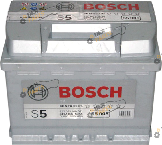 Автомобильный аккумулятор Bosch (-/+) Euro 610 А 63 Ач (0092S30043)
