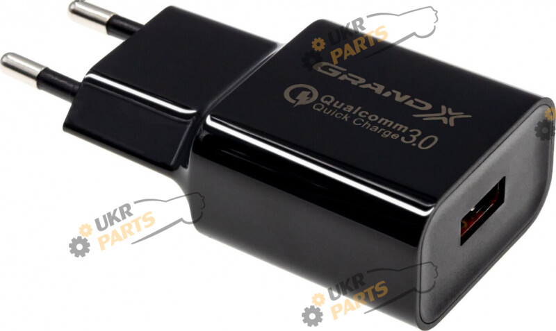 Зарядное устройство Grand-X Quick Charge QС3.0 USB 3 А (CH-350B)