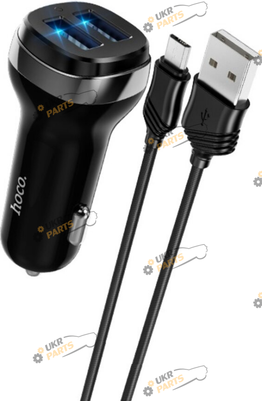 Зарядное устройство Hoco Z40 Superior з кабелем micro USB 2.4 А (6931474739698)
