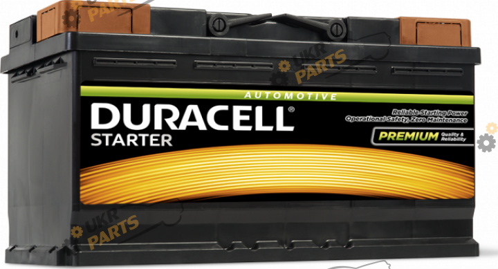 Автомобильный аккумулятор Duracell STARTER EN720A, R+ 95 Ач (DS95)