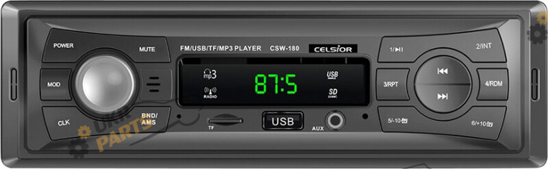 Бездисковая автомагнитола Celsior CSW-180G (44522)