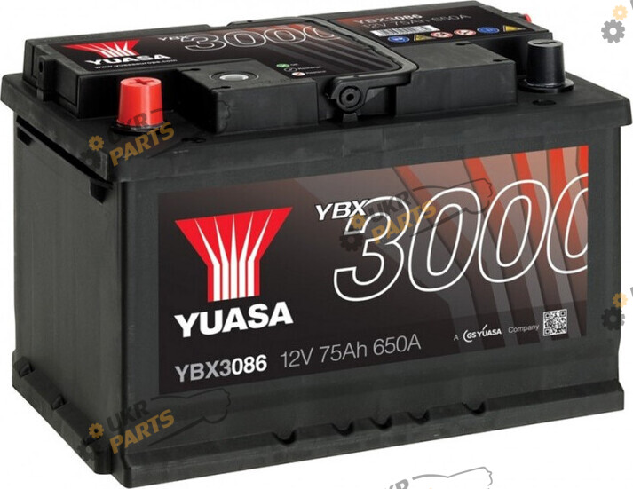 Автомобильный аккумулятор Yuasa SMF Battery 75 Ач (YBX3086)