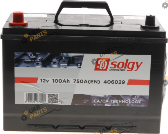 Автомобильный аккумулятор Solgy 100 Ач (406029)