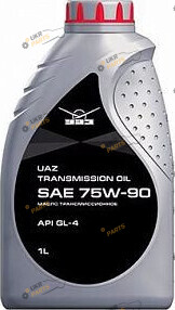 Масло трансмиссионное UAZ Transmission Oil 75W-90 1 л (0000-00-4734012-00)