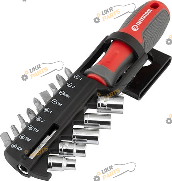 Отвертка с насадками Intertool 14 шт (VT-3343)