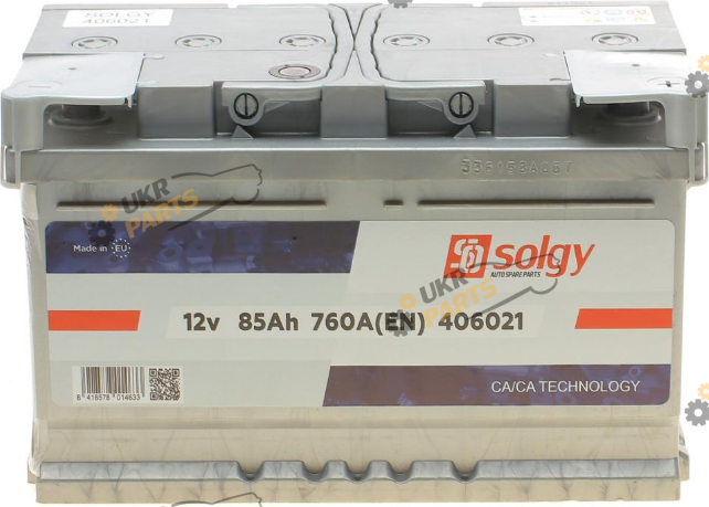 Автомобильный аккумулятор Solgy 85 Ач (406021)