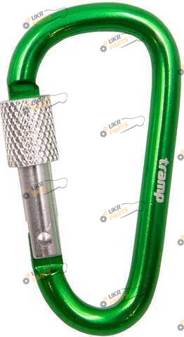 Карабин Tramp алюминиевый 6 см вспомагательный Tramp (TRA-007-green)