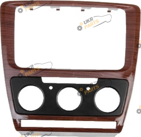 Переходная рамка Skoda Octavia 2008-2013 Manual Air-Cond Wooden 2 din (22237)