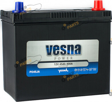 Автомобильный аккумулятор Vesna Japan min 45 Ач ( 415 045)