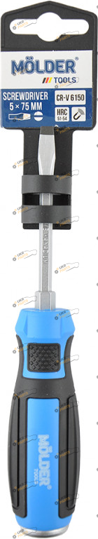 Отвертка ударная MOLDER SL5x75mm 1 шт (MT33001)