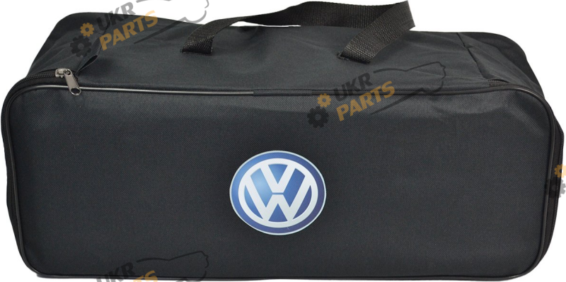 Сумка органайзер Poputchik Volkswagen чорна 1 відділ розмір 45,5 х 18 х 18,5 см 16 л (03-125-1Д)